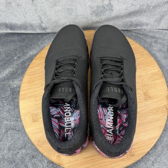 NOBULL Trainer Shoes Mens Size 9.5 Black Floral Low Top Training Sneakers main image 8